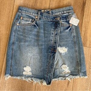 NWT Free People denim skirt